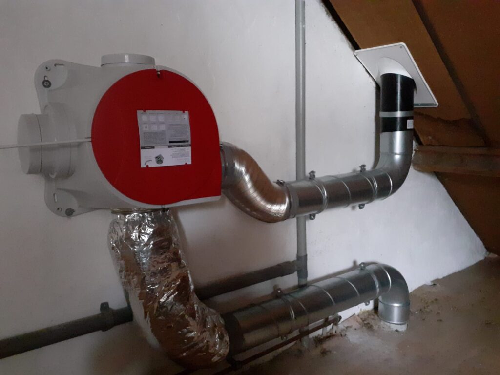 stille mechanische ventilatie